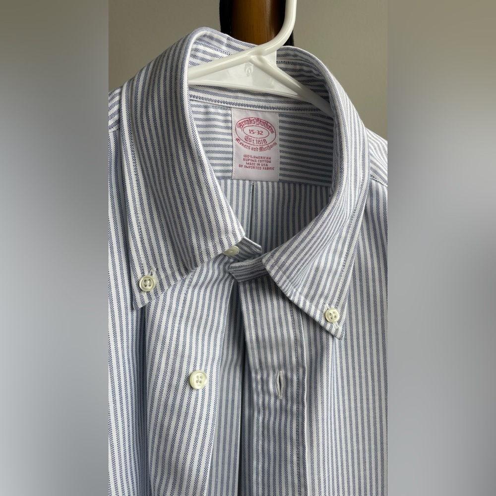 Brooks brothers - traditional fit sport shirt OCBD
